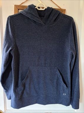 Vineyard Vines Men's Navy Textured Hooded Pullover Size Large EUC